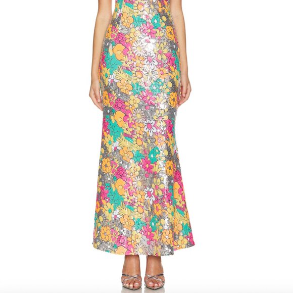 Elliatt Tiki Dress - Floral Sequins - Picture 7 of 13